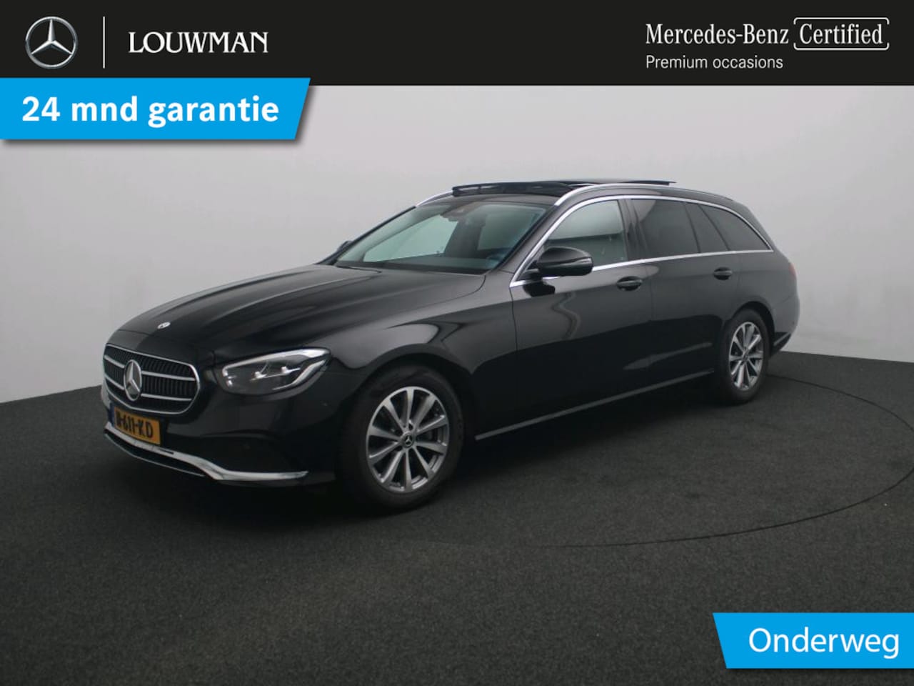 Mercedes-Benz E-klasse Estate - 200 Business Solution Panorama Schuif-Kanteldak } Lederen Bekleding. Inclusief 24 maanden - AutoWereld.nl