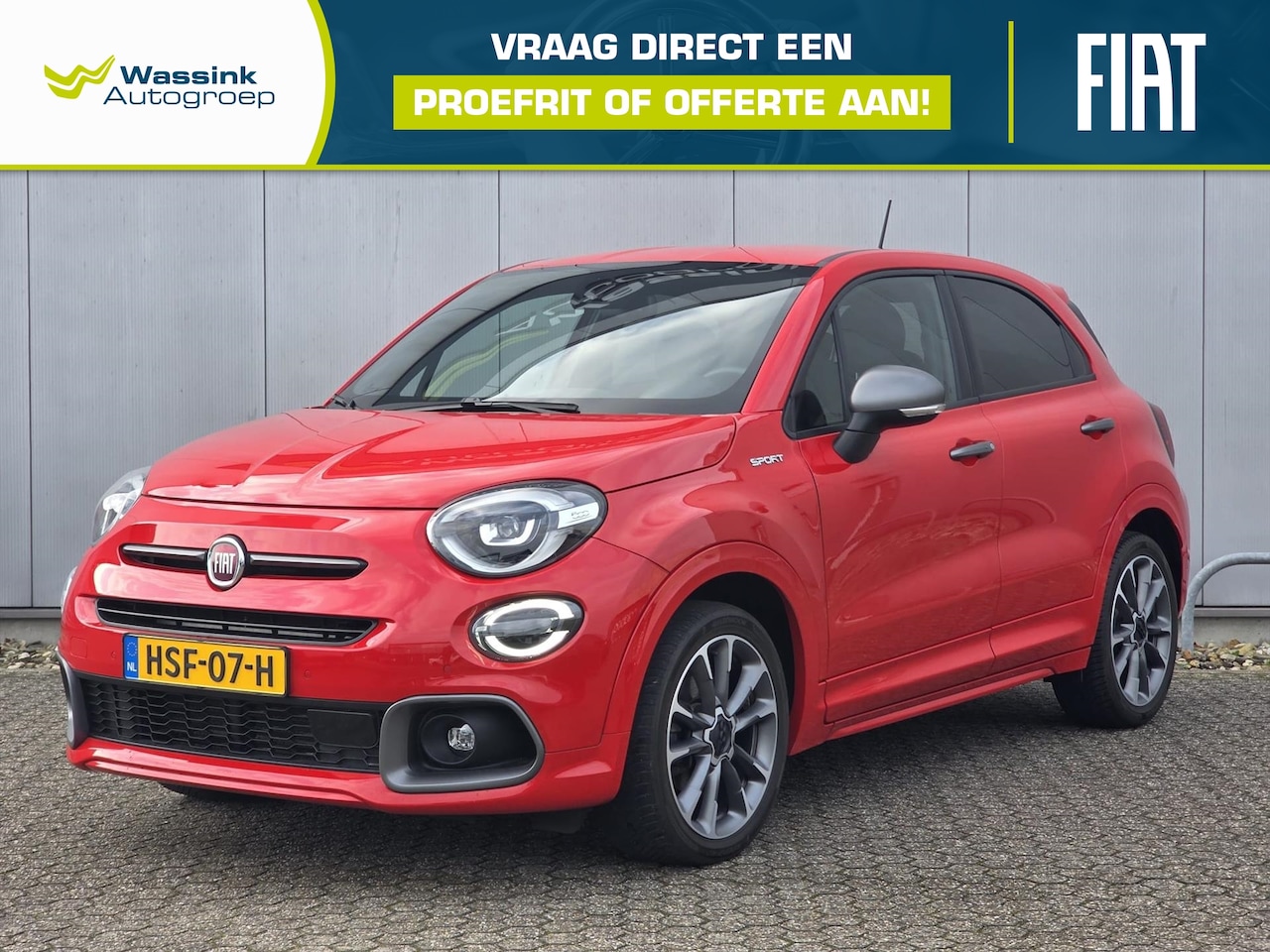 Fiat 500 X - Sport 150pk Automaat | Stoelverwarming I Elektrische Stoelverstelling I Camera | Trekhaak - AutoWereld.nl