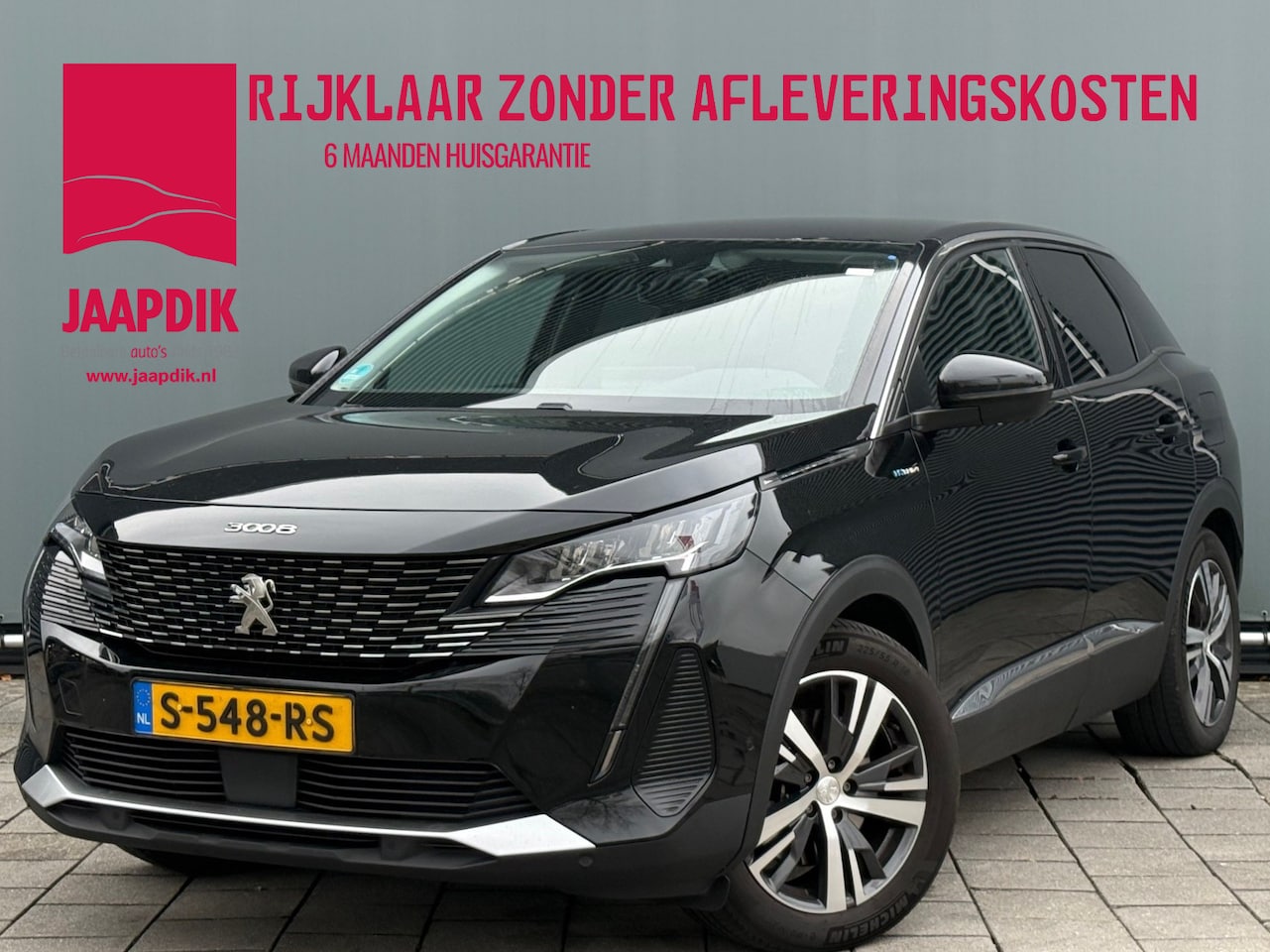 Peugeot 3008 - BWJ 2022 | 1.6 HYbrid4 300PK Blue Allure | TREKHAAK | LEDER/STOF | CAMERA A | CLIMA | NAVI - AutoWereld.nl