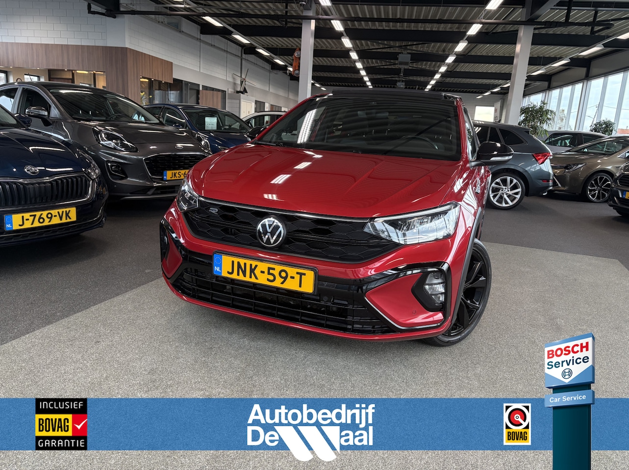 Volkswagen Taigo - 1.0 TSi DSG R-Line Business SCHUIFDAK/KEYLESS/CAMERA/18INCH/DODEHOEK/ADAPT.CRUISE - AutoWereld.nl