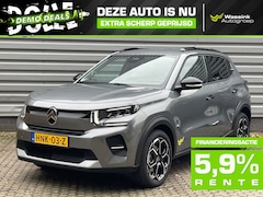 Citroën C3 - New DEMO DEAL 1.2 Turbo 100pk Max I | CarPlay | Camera & Sensoren Achter | Climate Control