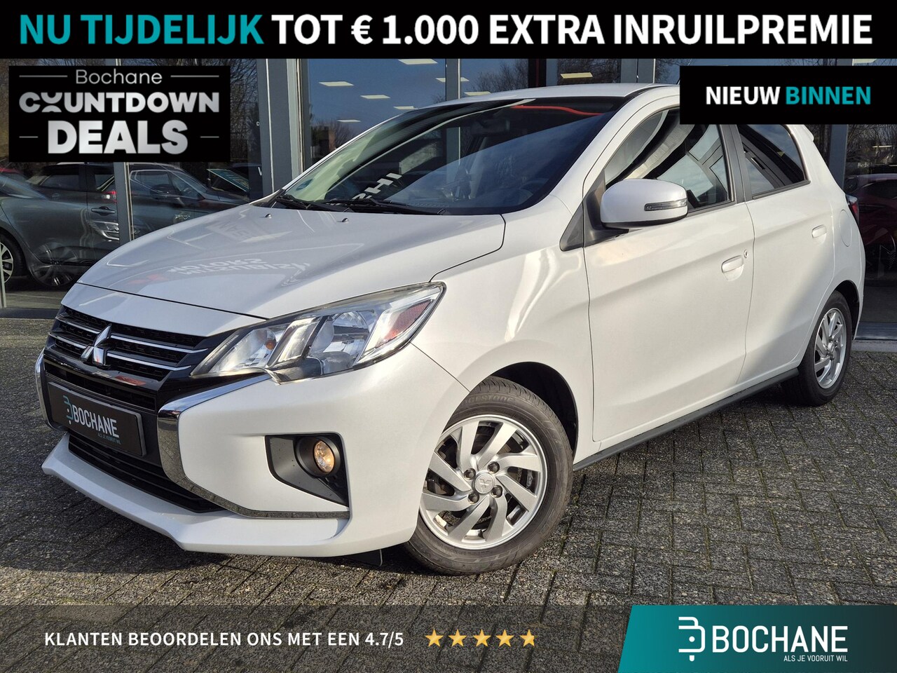 Mitsubishi Space Star - 1.2 Nova | Navigatie | AppleCarplay/AndroidAuto | 1e Eigenaar | Keyless | - AutoWereld.nl