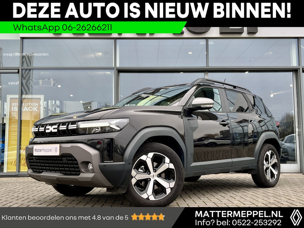 Dacia Duster - 1.6 Full Hybrid 140 Journey 360° Camera | Garantie tot 2-4-2028 | Stoel+Stuurverwarming | - AutoWereld.nl
