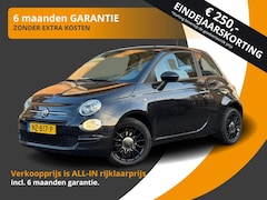 Fiat 500 - 0.9 TWINAIR TURBO 80PK BLACKSTAR AIRCO/LED/NL-AUTO
