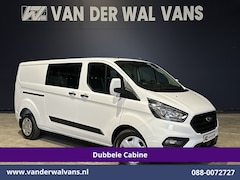 Ford Transit Custom - 2.0 TDCI 131pk L2H1 Dubbele Cabine Euro6 Airco | 6-Zits | Navigatie | LED | Apple Carplay