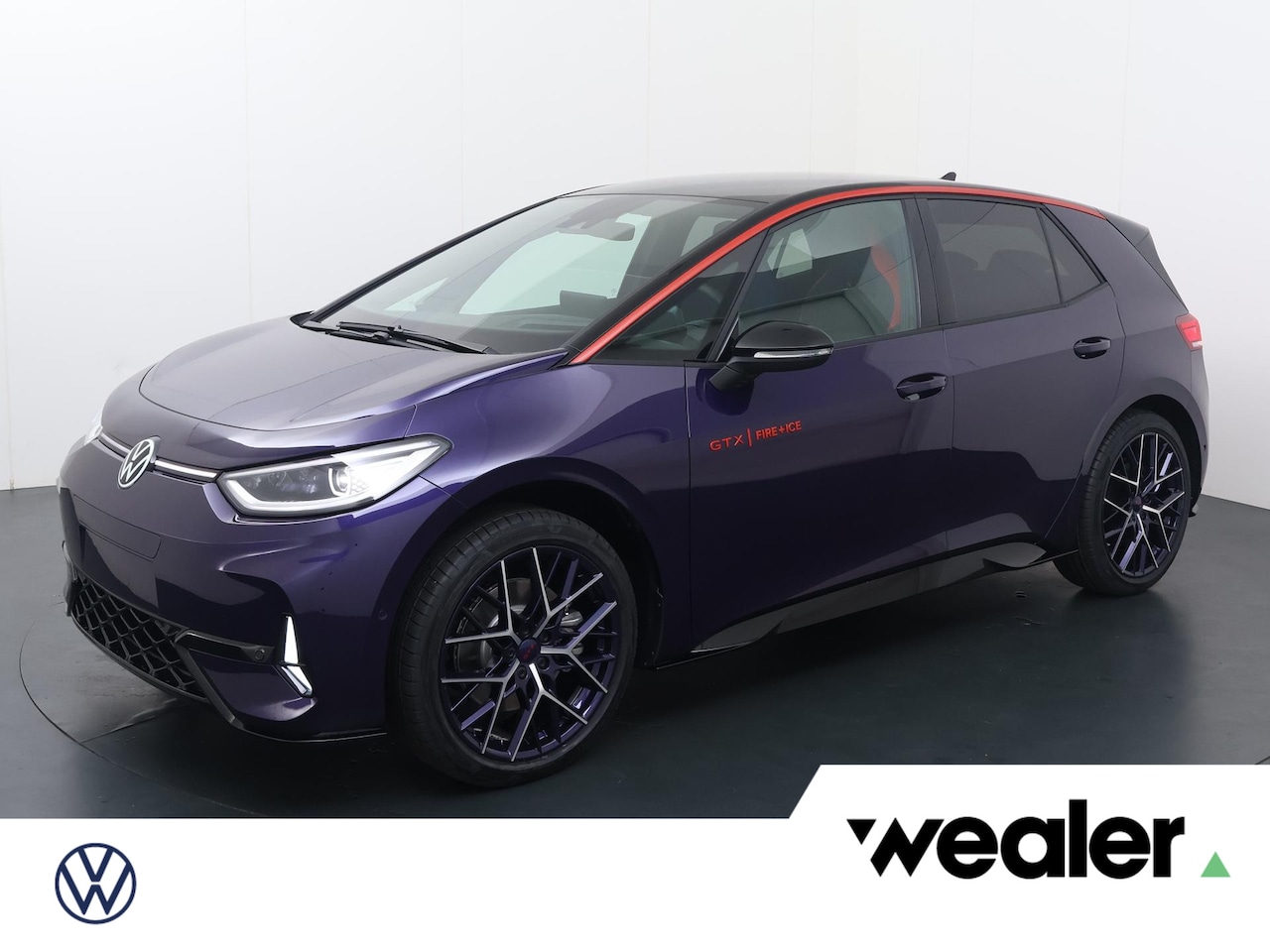 Volkswagen ID.3 - GTX Limited Edition 79 kWh accu, 240 kW / 326 PK | Fire & Ice pakket | Panoramadak | Varia - AutoWereld.nl