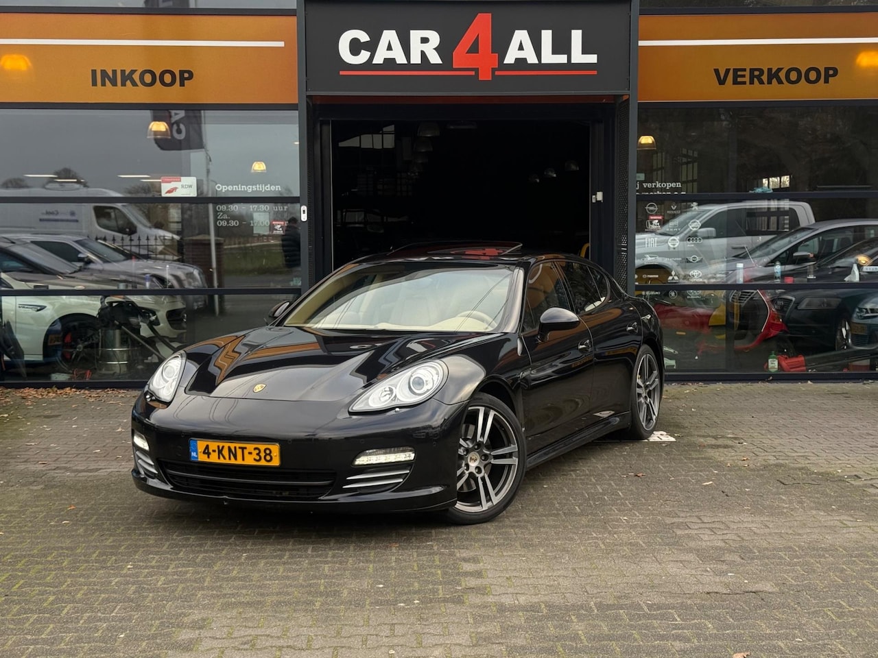Porsche Panamera - 3.6 Sport Chrono SCHUIFDAK/CAMERA/STOELVERWARMING VOOR+ACHTER/APK 23-09-2026 - AutoWereld.nl