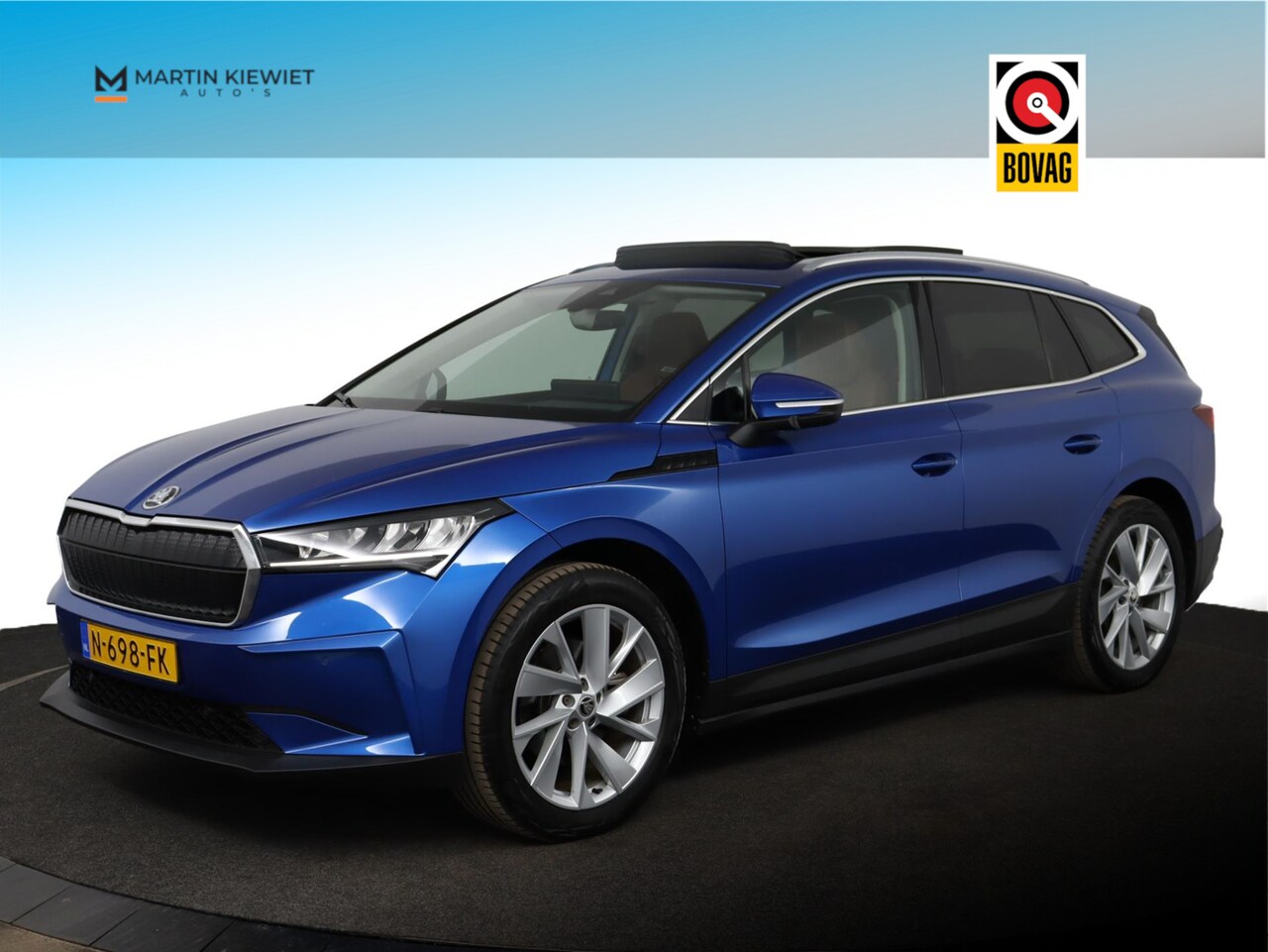 Skoda Enyaq iV - 60|Pano|Leder|Trekhaak|Warmtepomp|ACC|Camera|Head-Up Display - AutoWereld.nl