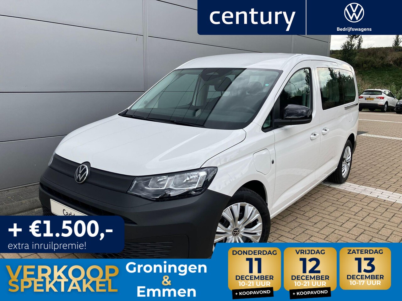 Volkswagen Caddy Maxi - Bedrijfswagens Kombi 1.5 eHybrid EU6 85 kW (115 pk) DSG - AutoWereld.nl