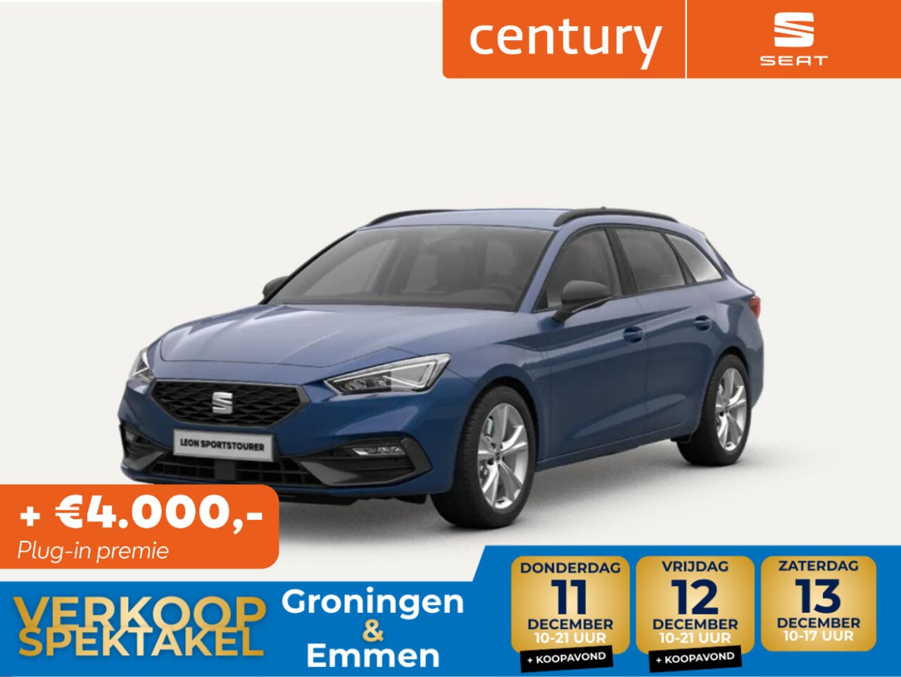 SEAT Leon Sportstourer - FR Business 1.5 TSI eHybrid 150 kW / 204 PK Statio Fiscale waarde: 37344 - AutoWereld.nl