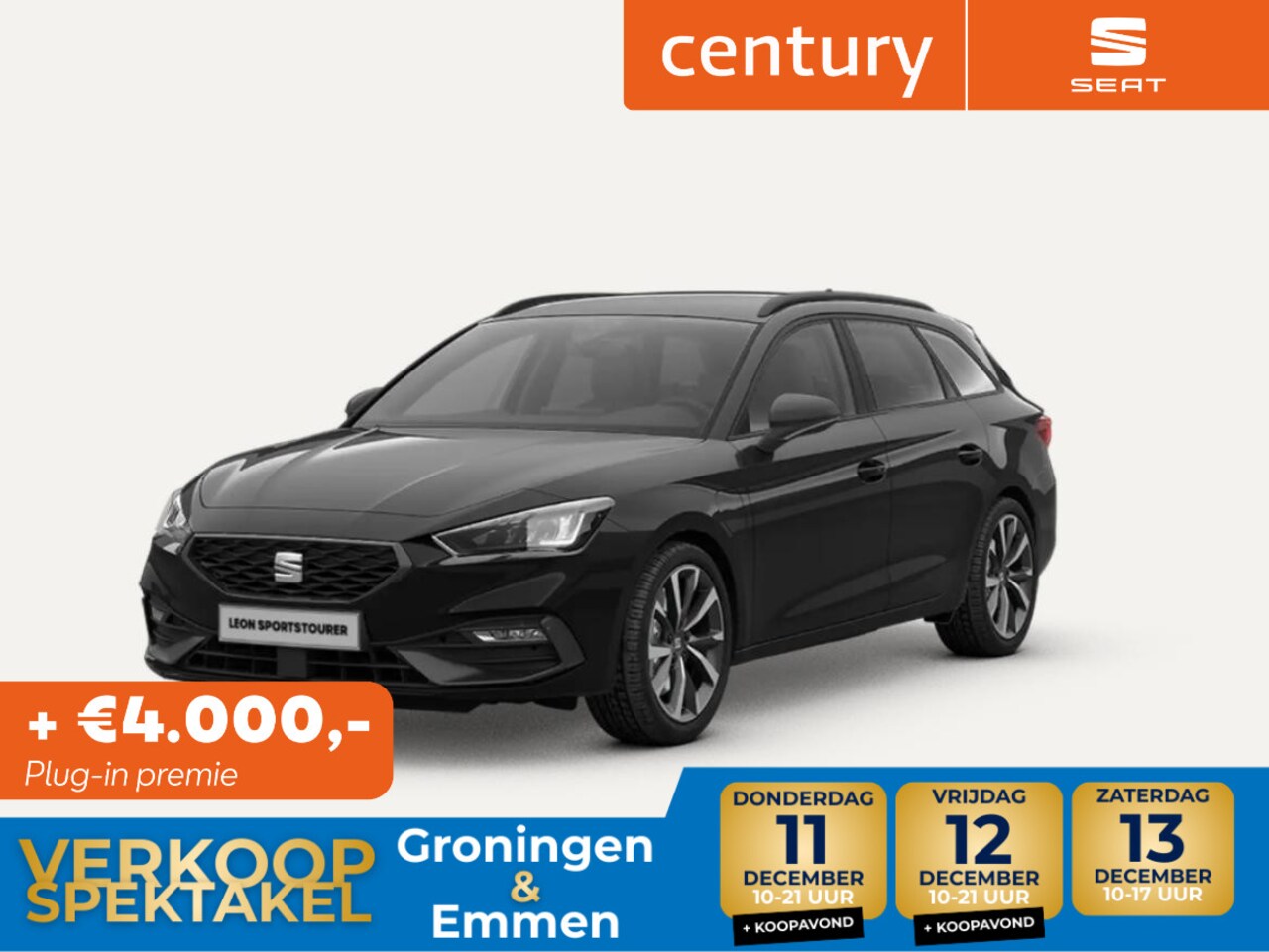 SEAT Leon Sportstourer - FR Business 1.5 TSI eHybrid 150 kW / 204 PK Statio Fiscale waarde: 37812 - AutoWereld.nl