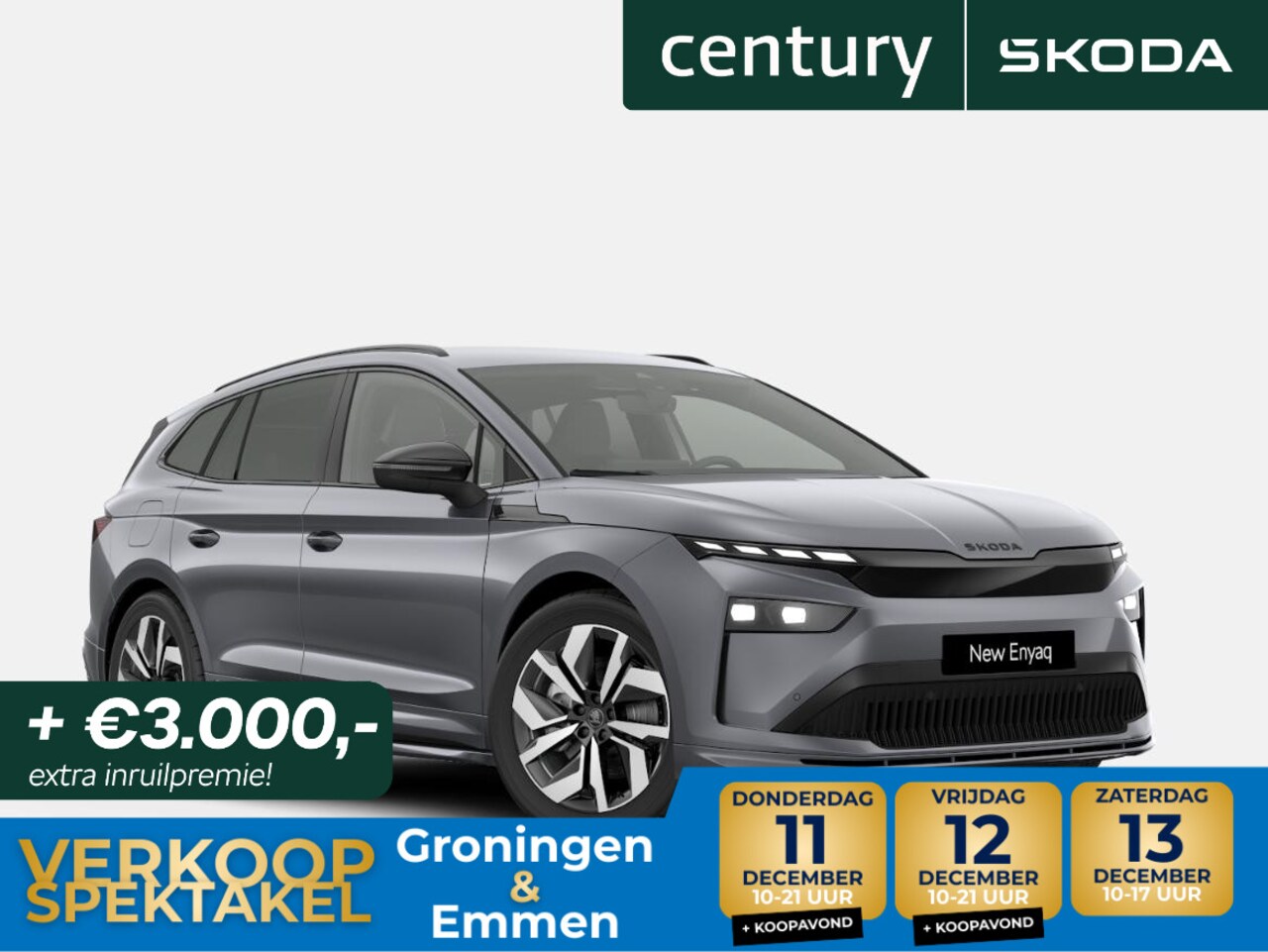 Skoda Enyaq iV - Sportline Elektromotor 210 kW / 286 PK SUV Elektri - AutoWereld.nl