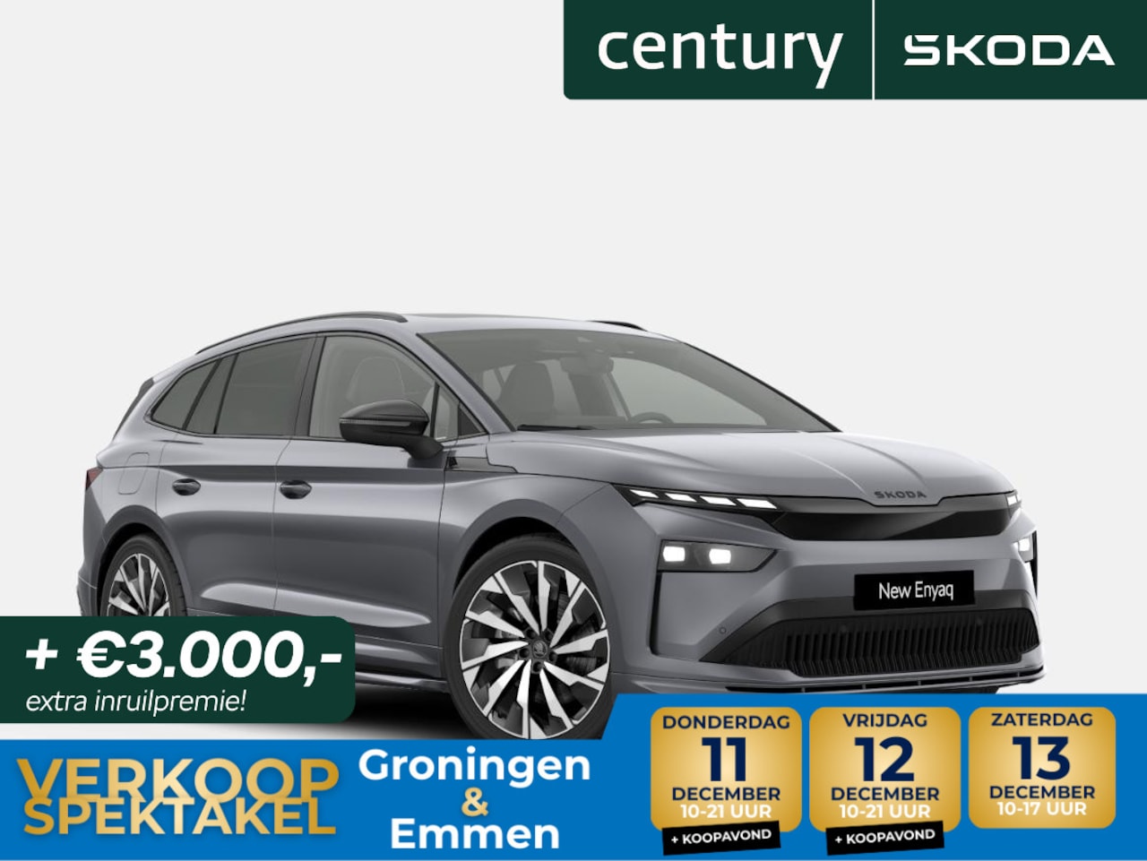 Skoda Enyaq iV - Sportline Elektromotor 210 kW / 286 PK SUV Elektri - AutoWereld.nl