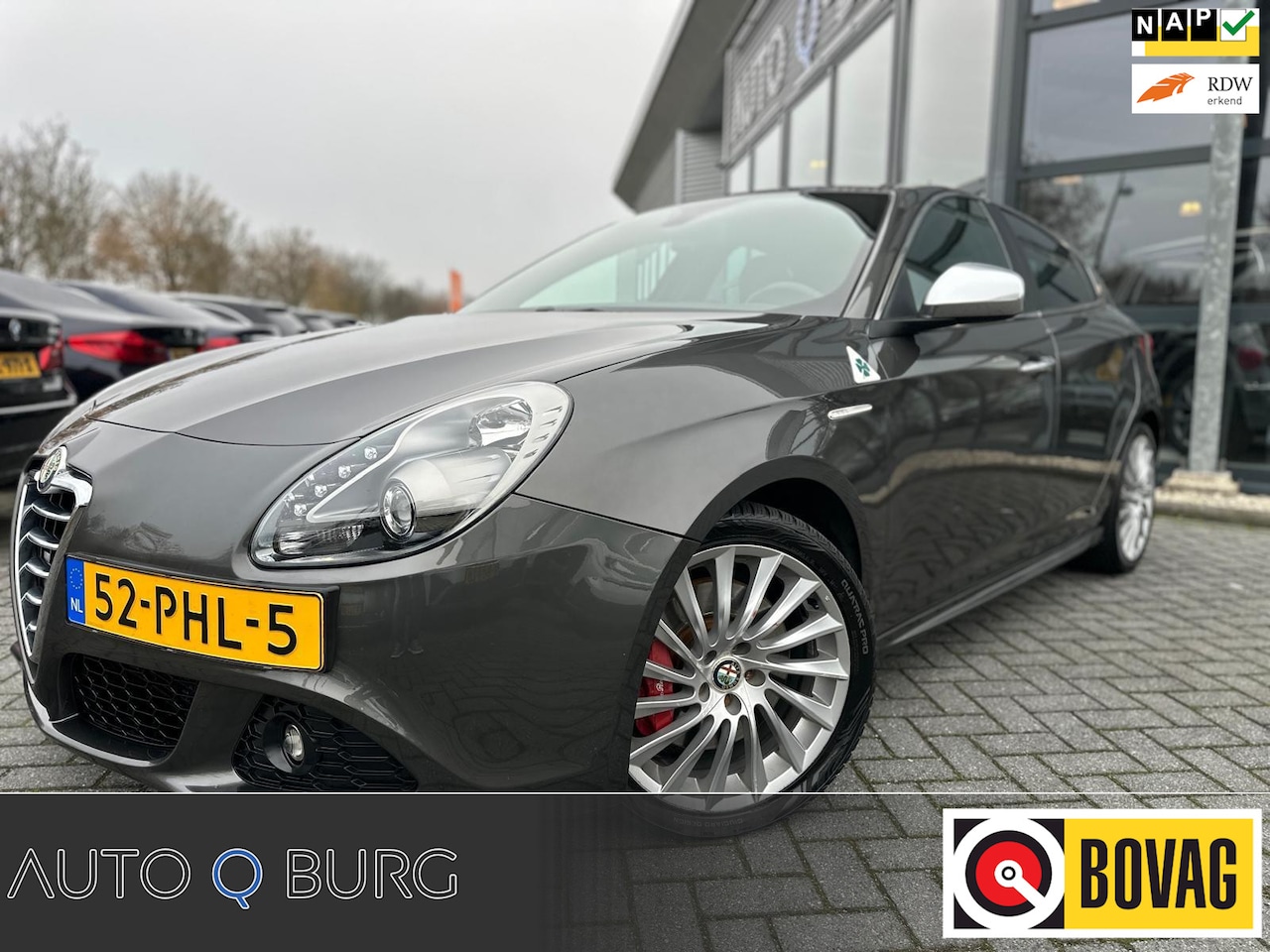Alfa Romeo Giulietta - 1.7 TBi Quadrifoglio Verde | Cruise | Climate | Airco | LMV | Leder | goed onderhouden | - AutoWereld.nl