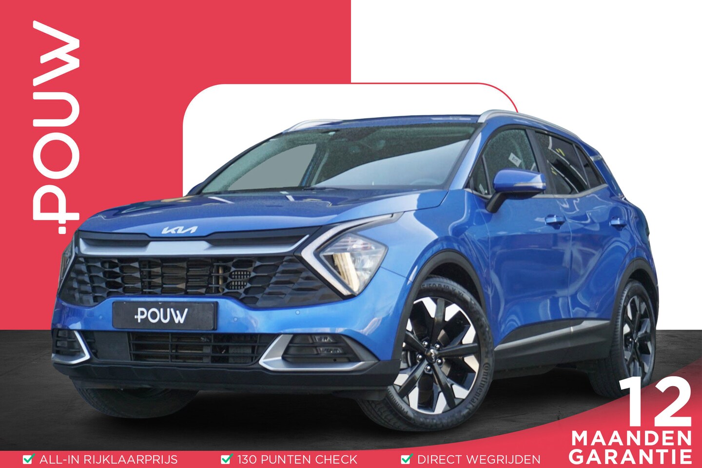 Kia Sportage - 1.6 T-GDi 265pk Plug-in Hybrid AWD DynamicLine | Trekhaak Afneembaar | Stuur/Stoelwarming - AutoWereld.nl