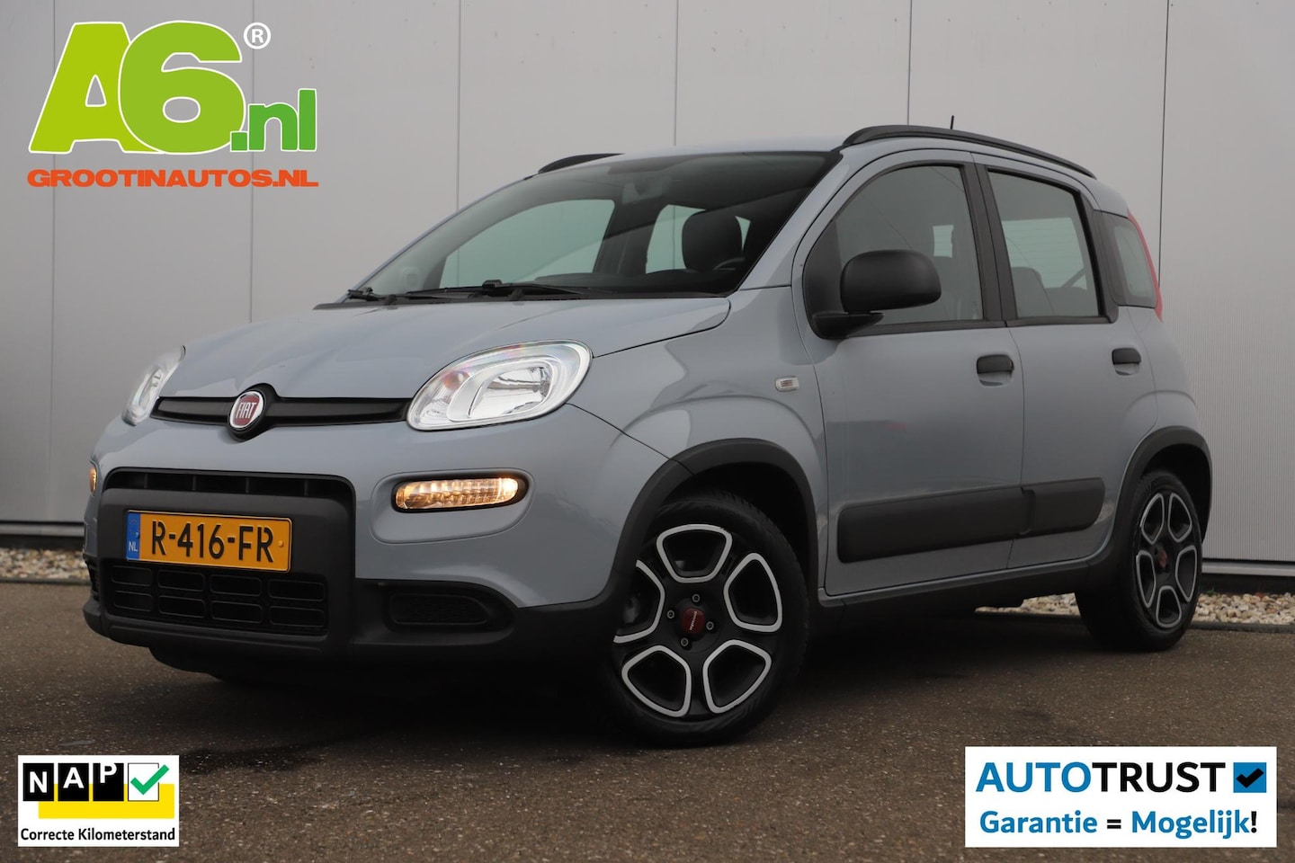 Fiat Panda - 1.0 Hybrid City Life 69PK Carplay Android Navigatie Airco All-Season Banden! - AutoWereld.nl