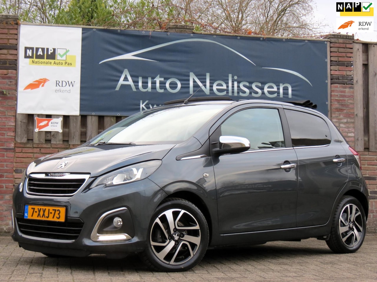 Peugeot 108 - 1.0 e-VTi Allure TOP! CABRIO | GROOT SCHERM | AIRCO | LICHTMETALEN VELGEN | 2e EIGENAAR | - AutoWereld.nl