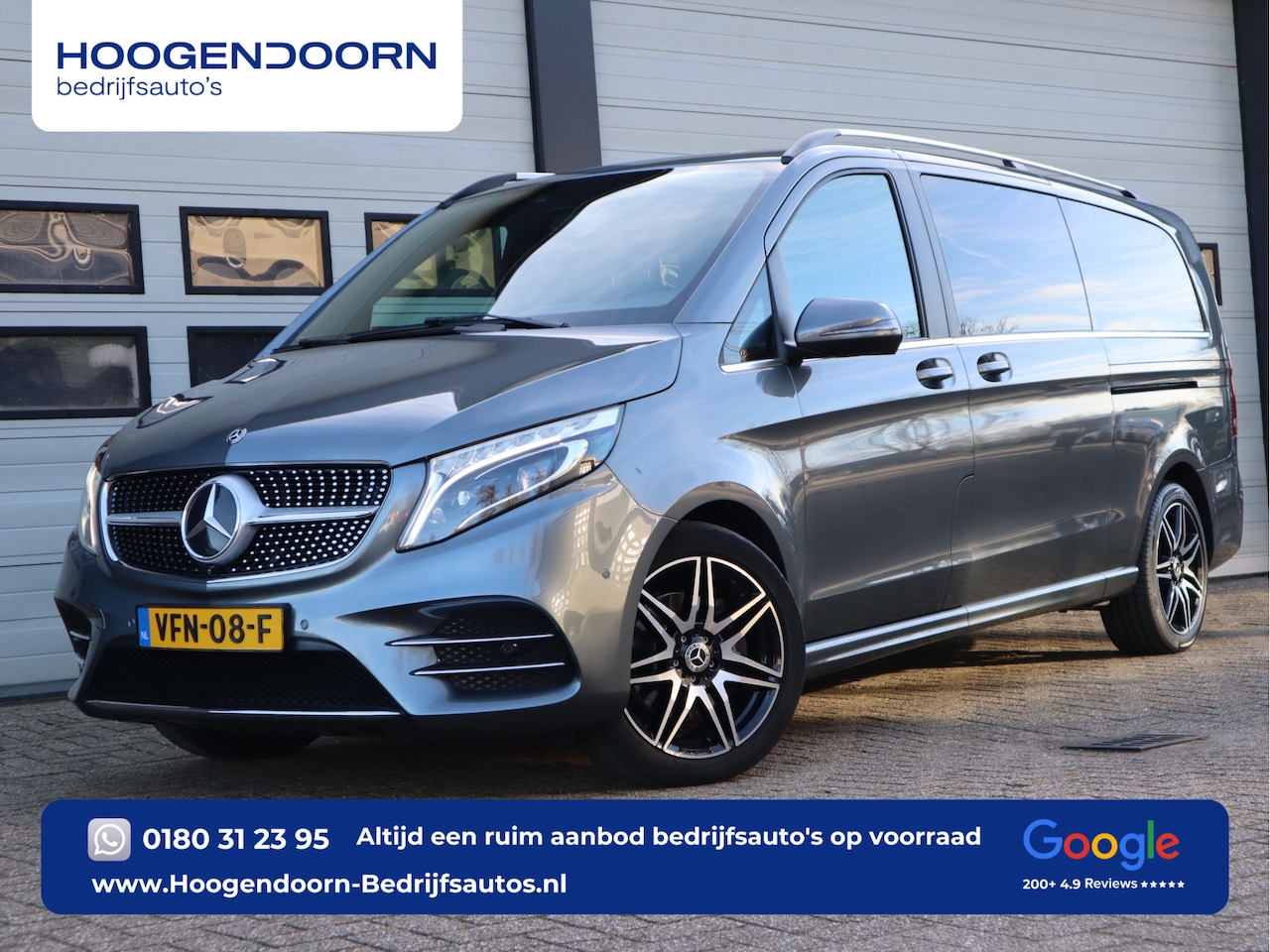 Mercedes-Benz V-klasse - 300d L3 4-MATIC Extra Lang DC 5 Pers - AMG - Trekhaak - ACC - AutoWereld.nl