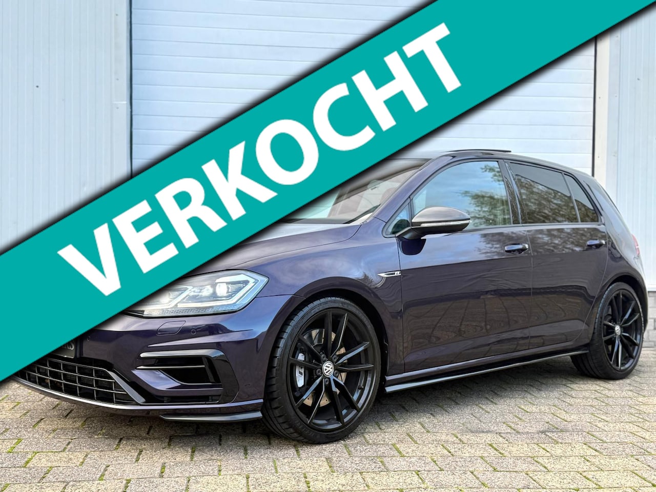 Volkswagen Golf - 2.0 TSI 4Motion R Gelimiteerd Violet Vol Panorama Akrapovic Dynaudio Leder Memory seats - AutoWereld.nl