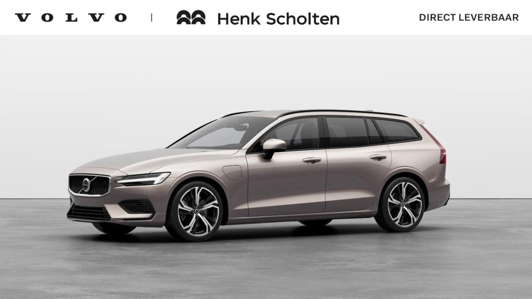 Volvo V60 - 2.0 T6 Plug-in hybrid AWD Essential | Bright dusk metallic | Lederen bekleding | Extra get - AutoWereld.nl