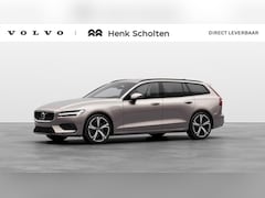 Volvo V60 - 2.0 T6 Plug-in hybrid AWD Essential | Bright dusk metallic | Lederen bekleding | Extra get