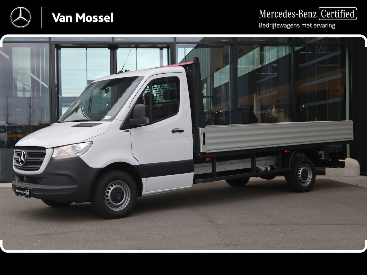 Mercedes-Benz Sprinter - 317 CDI Aut. L3 Open laadbak |AIRCO/MBUX/CARPLAY/3500KG AHW |Certified - AutoWereld.nl