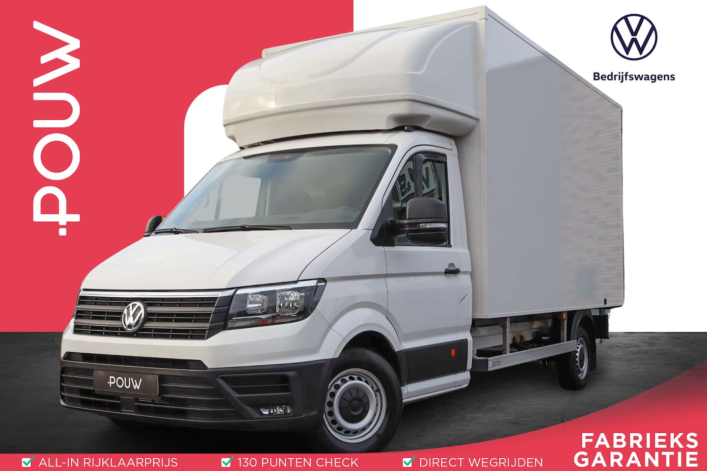 Volkswagen Crafter - 35 2.0 TDI 140pk AUT L4 EL Highline EURO VI RWD | Bakwagen | Trekhaak | Navigatie | Camera - AutoWereld.nl