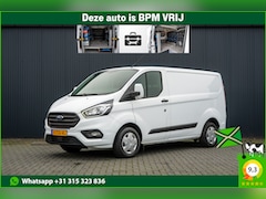 Ford Transit Custom - 2.0 TDCI L1H1 | Volledig ingericht | Airco | Cruise | 3-zits