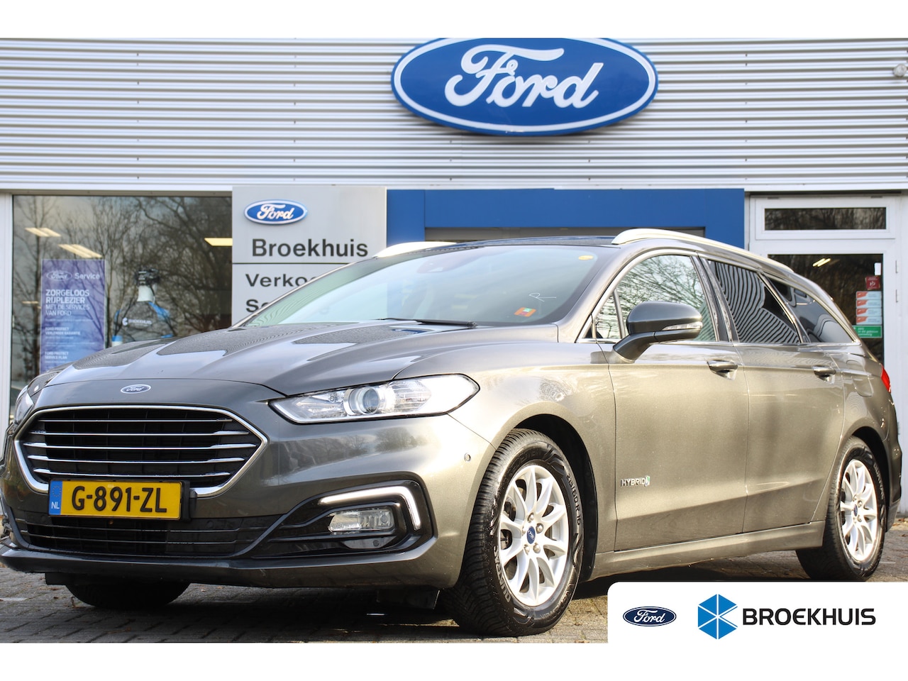 Ford Mondeo Wagon - 2.0 IVCT HEV TITANIUM | NL-AUTO! | 1E EIGENAAR! | CAMERA | PARK SENS V+A | CRUISE | DEALER - AutoWereld.nl