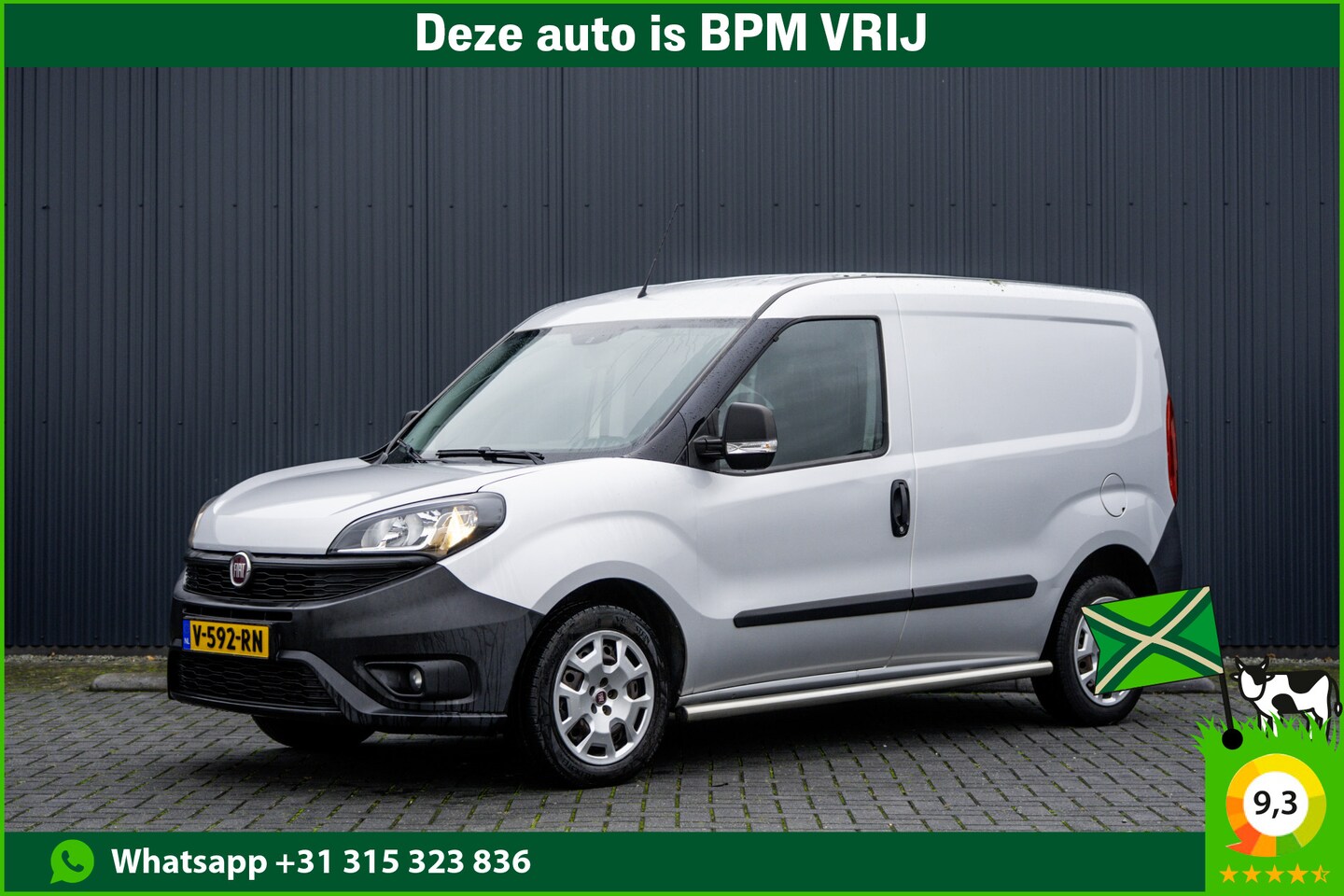 Fiat Doblò Cargo - 1.3 MJ L1H1 SX | Airco | Schuifdeur | Navigatie - AutoWereld.nl