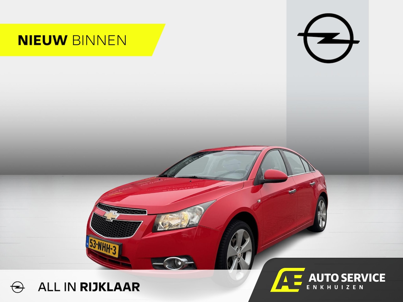 Chevrolet Cruze - 1.8 LT Keurige auto !! | Incl. nw APK | Zwart leer | Navigatie | Cruise | PDC | LMV | boek - AutoWereld.nl