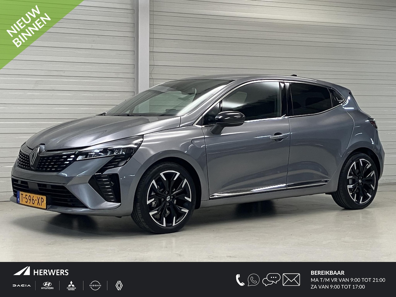 Renault Clio - 1.6 E-Tech Full Hybrid 145 techno / NL Auto / 17 Inch Velgen / Navigatie / Camera / Climat - AutoWereld.nl