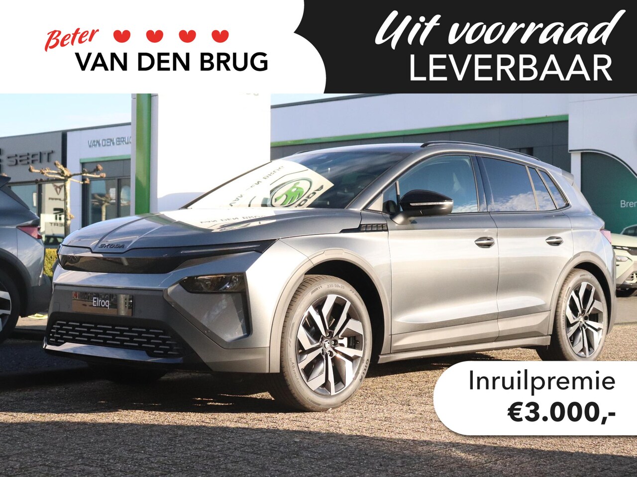 Skoda Elroq - 85 Sportline Edition | Trekhaak | PDC V+A | Stoel + stuurverwarming | Sunset - AutoWereld.nl