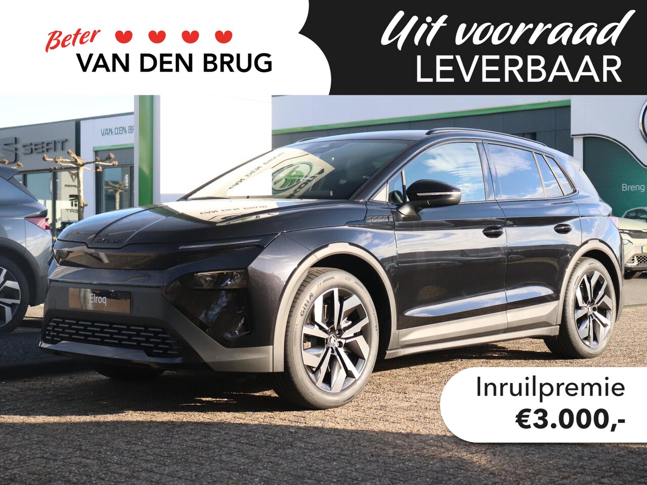 Skoda Elroq - 85 Sportline Edition | Trekhaak | PDC V+A | Stoel + stuurverwarming | Sunset - AutoWereld.nl