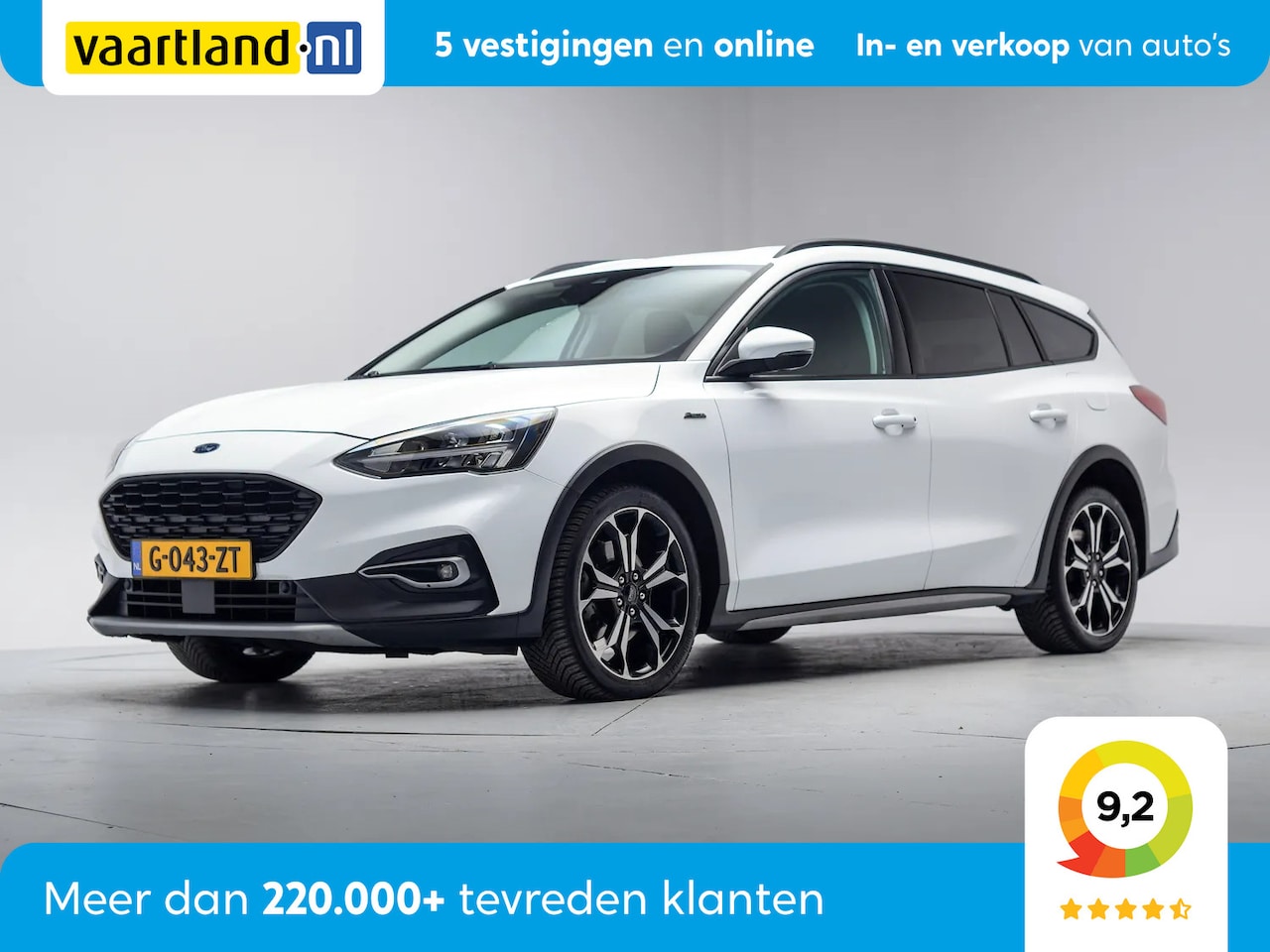 Ford Focus Wagon - 1.5 EcoBoost 150pk Active Business [ LED Navi Stoelverwarming Trekhaak ] - AutoWereld.nl
