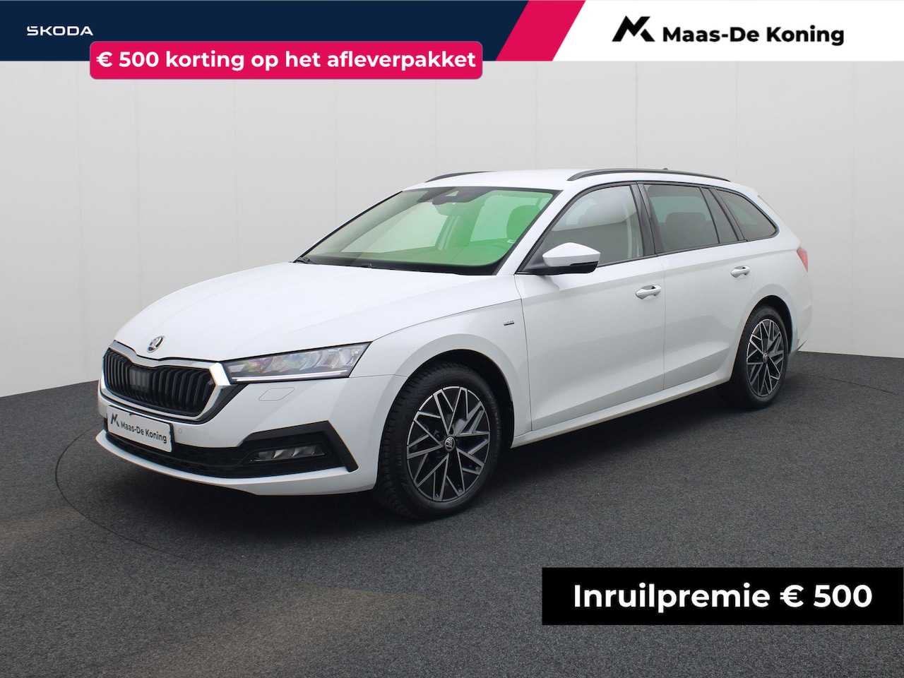 Skoda Octavia Combi - 1.5eTSI/150PK DSG Business Edition Plus DSG · Apple/Android · Keyless · Stoelverwarming vo - AutoWereld.nl