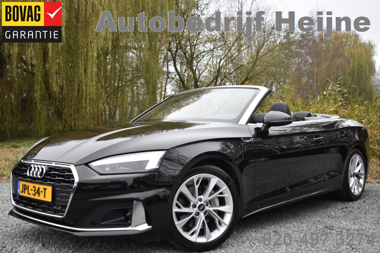 Audi A5 Cabriolet - 40 TFSI 204PK S-TRONIC ADVANCED EDITION CAMERA/NAVI/LEDER - AutoWereld.nl