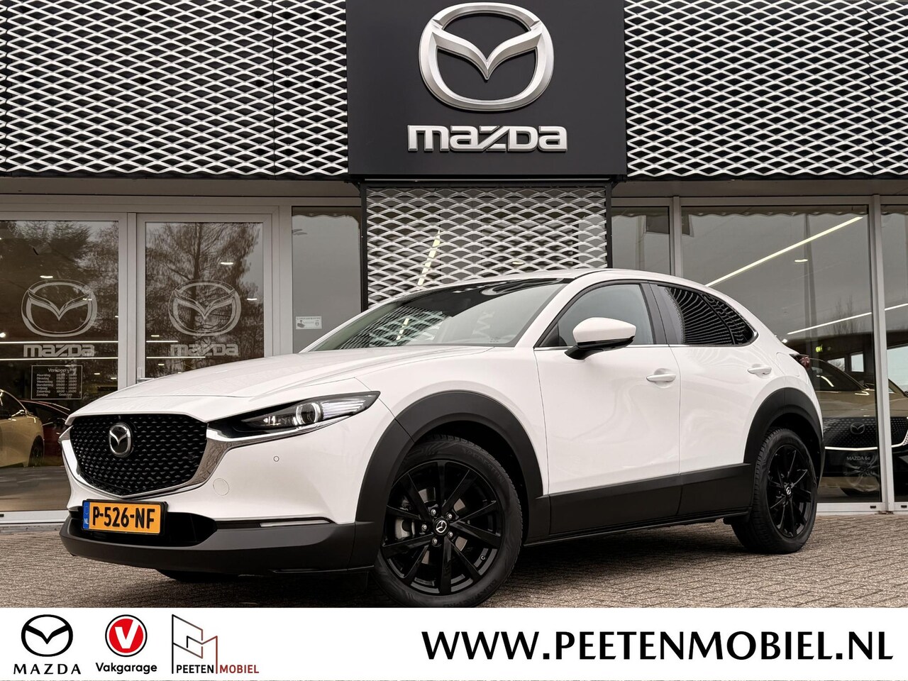 Mazda CX-30 - 2.0 e-SkyActiv-X M Hybrid Luxury iAS Pack | 360 CAMERA | TREKHAAK | LEDEREN BEKLEDING | - AutoWereld.nl