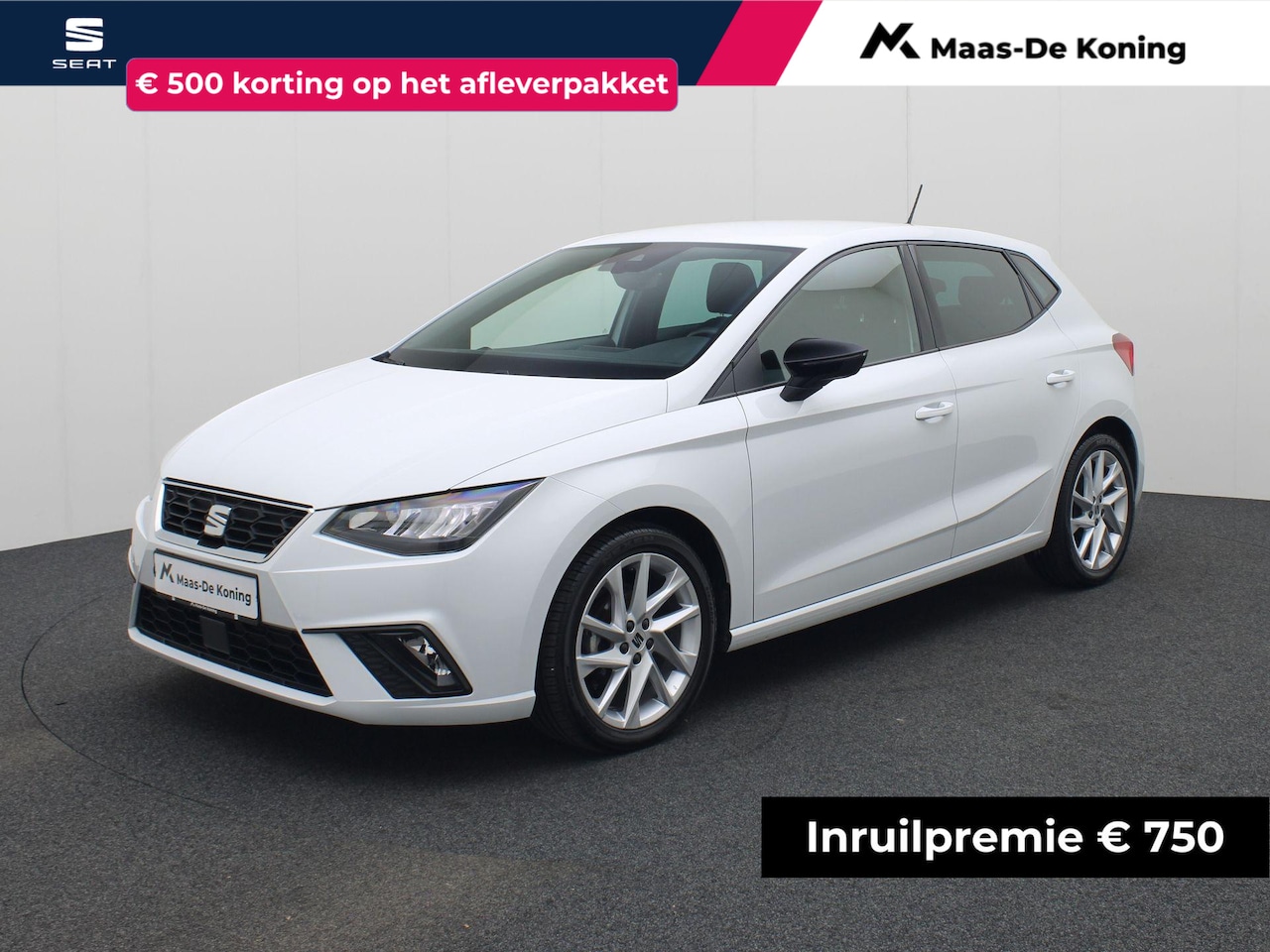 SEAT Ibiza - 1.0TSI/95PK FR · Navigatie · Apple Car Play · Parkeersensoren · Garantie tot mei 2028 of 8 - AutoWereld.nl