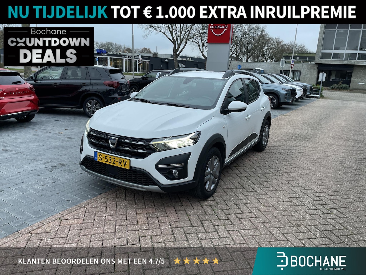 Dacia Sandero Stepway - 1.0 TCe 90 Comfort | Navigatie via Carplay/Android | Cruise Control | Airco | - AutoWereld.nl