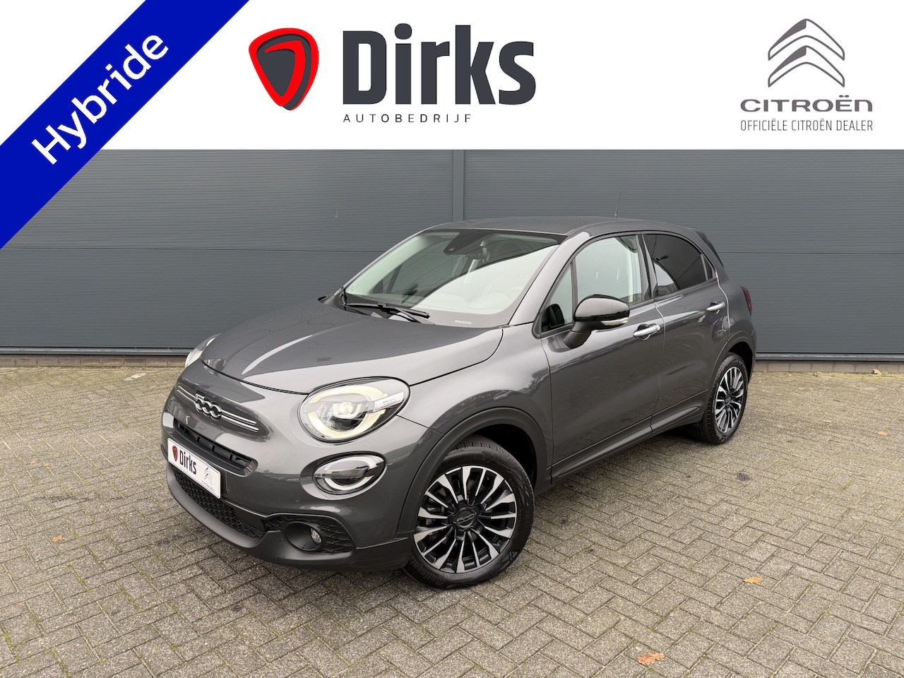 Fiat 500 X - 130pk Hybrid (Camera - LED - Navigatie via APP - Parkeersensoren V+A - Automatische Airco - AutoWereld.nl