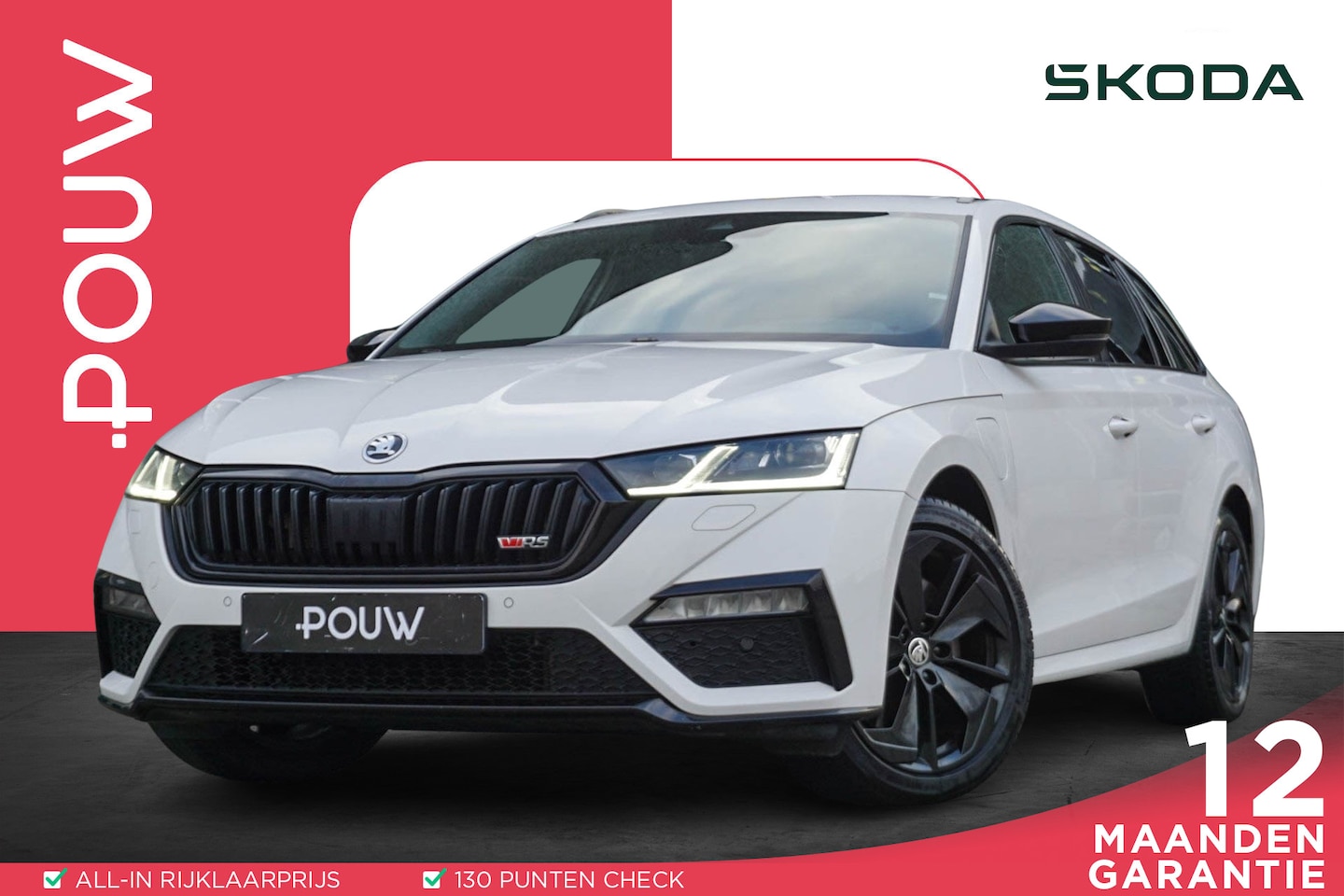 Skoda Octavia Combi - RS 1.4 TSI 245pk iV PHEV | SoH 94% | Head-up Display | Stoelverwarming | PDC Voor & Achter - AutoWereld.nl