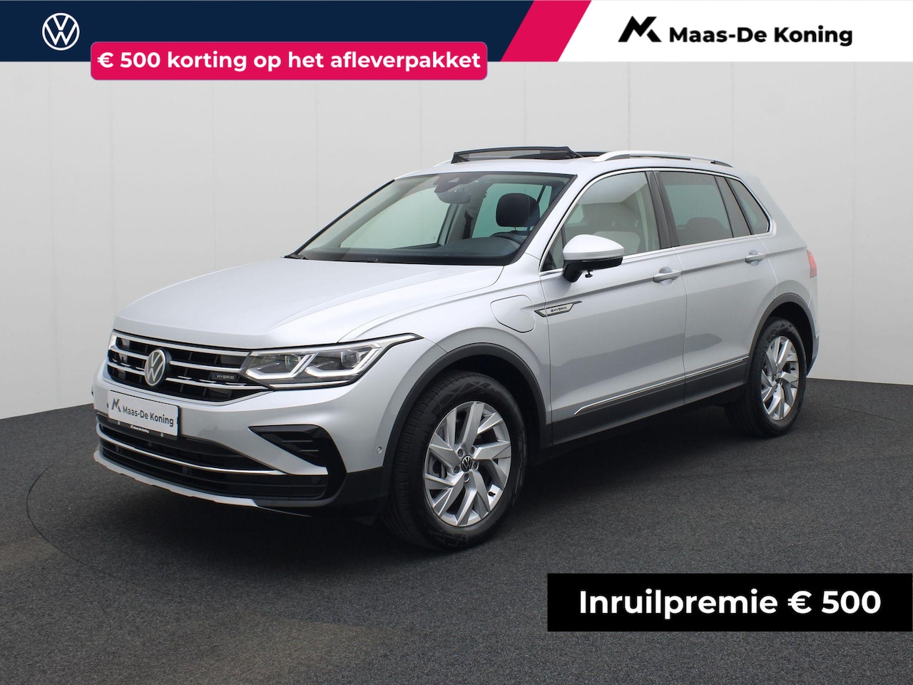 Volkswagen Tiguan - 1.4TSIeHybrid 180kW/245PK Elegance DSG · Panoramadak · Camera + Parkeersensoren · Navigati - AutoWereld.nl