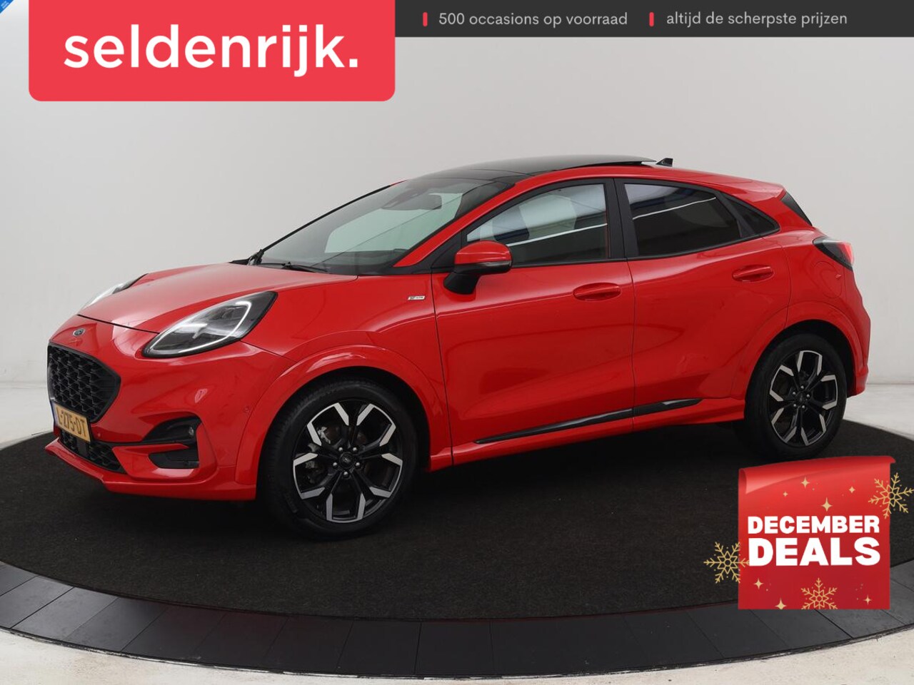 Ford Puma - 1.0 EcoBoost Hybrid ST-Line X | Panoramadak | Stoel & stuurverwarming | Half leder | B&O S - AutoWereld.nl