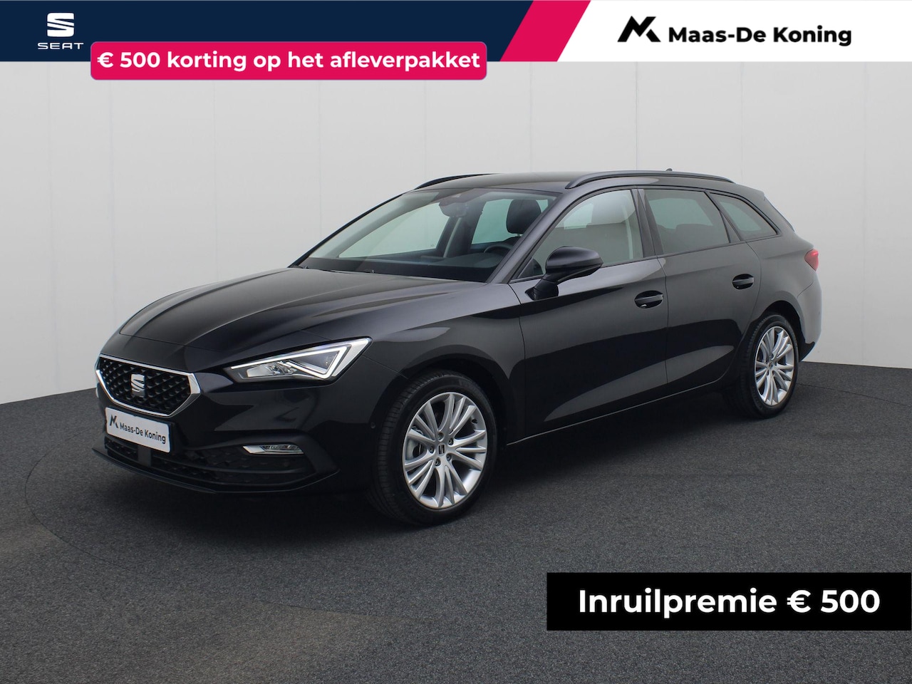 SEAT Leon Sportstourer - 1.5 eTSI/150PK Style DSG · Camera + Parkeersensoren · Apple/Android · LED · Garantie t/m 3 - AutoWereld.nl