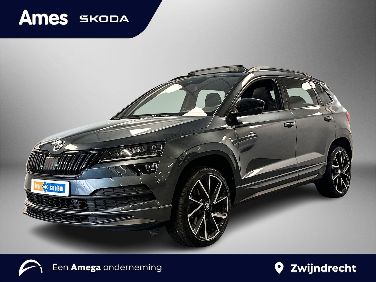 Skoda Karoq - 1.5 150pk TSI ACT Sportline Business Panoramadak | Verwarmbare stoelen voor | Verwarmbare - AutoWereld.nl