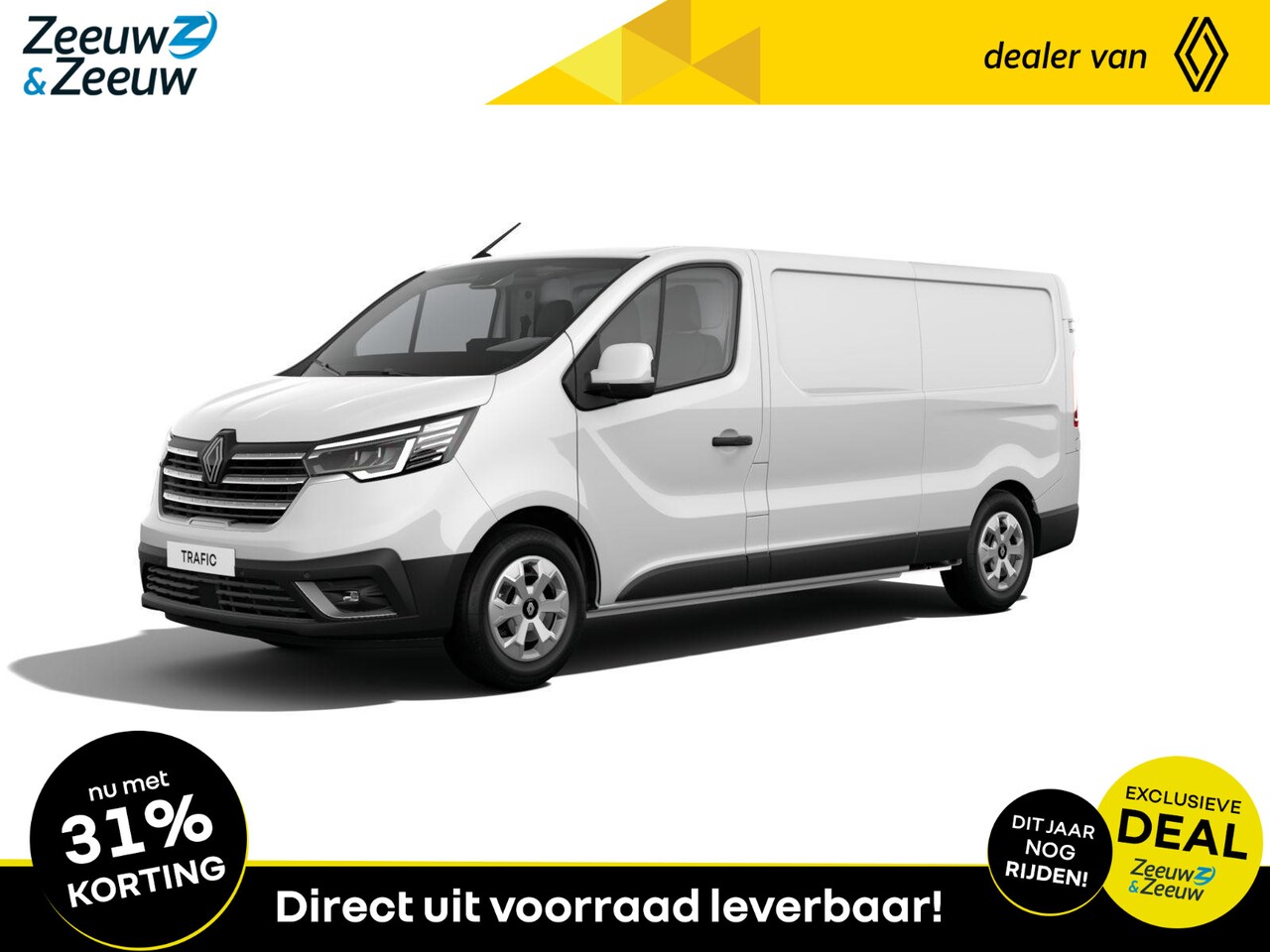 Renault Trafic E-Tech - T29 L2H1 Advance 52 kWh * Nu met 13% Zeeuw & Zeeuw PREMIE * 0% actie financial lease obv 3 - AutoWereld.nl