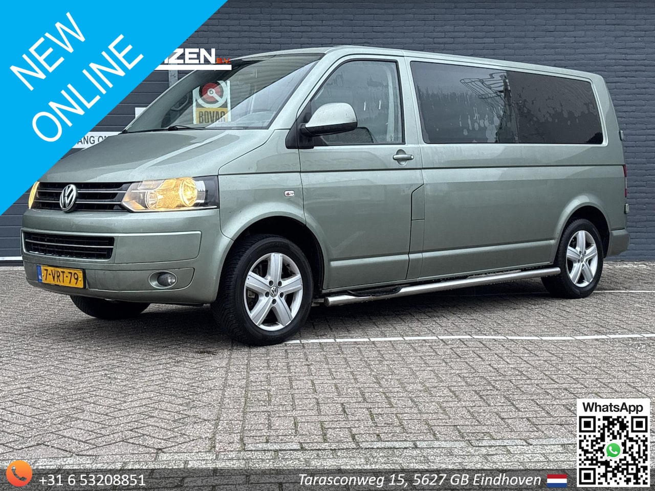 Volkswagen Transporter - 2.0 TDI L2H1 4Motion Dubbel Cabine Comfortline DSG | € 6.950,- NETTO! | Airco | Cruise | N - AutoWereld.nl