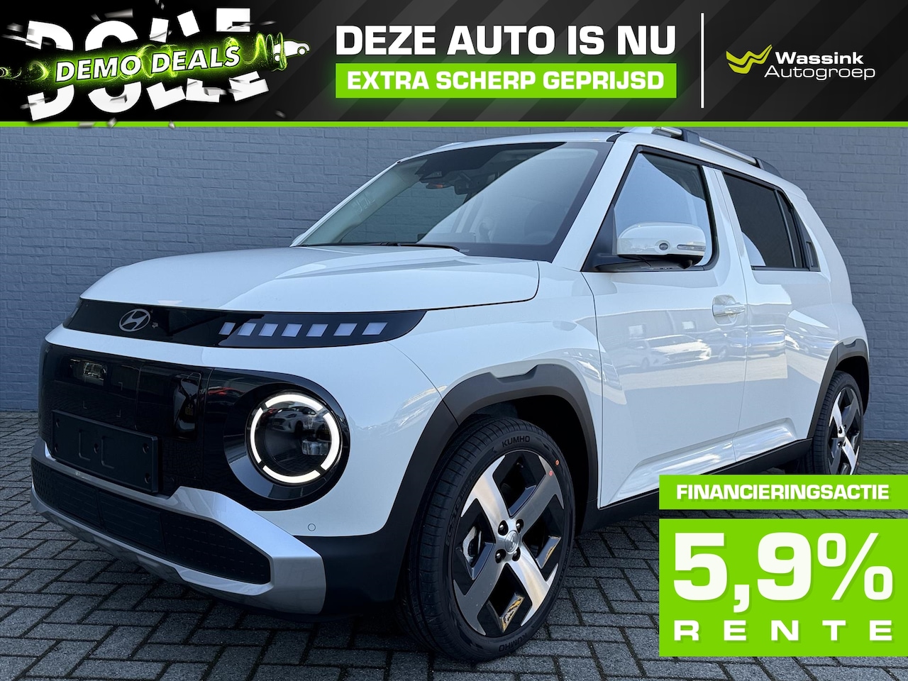 Hyundai Inster - DEMO DEAL | 49 kWh 115pk Evolve+W&T | 360 graden camera | Stoelverwarming - AutoWereld.nl