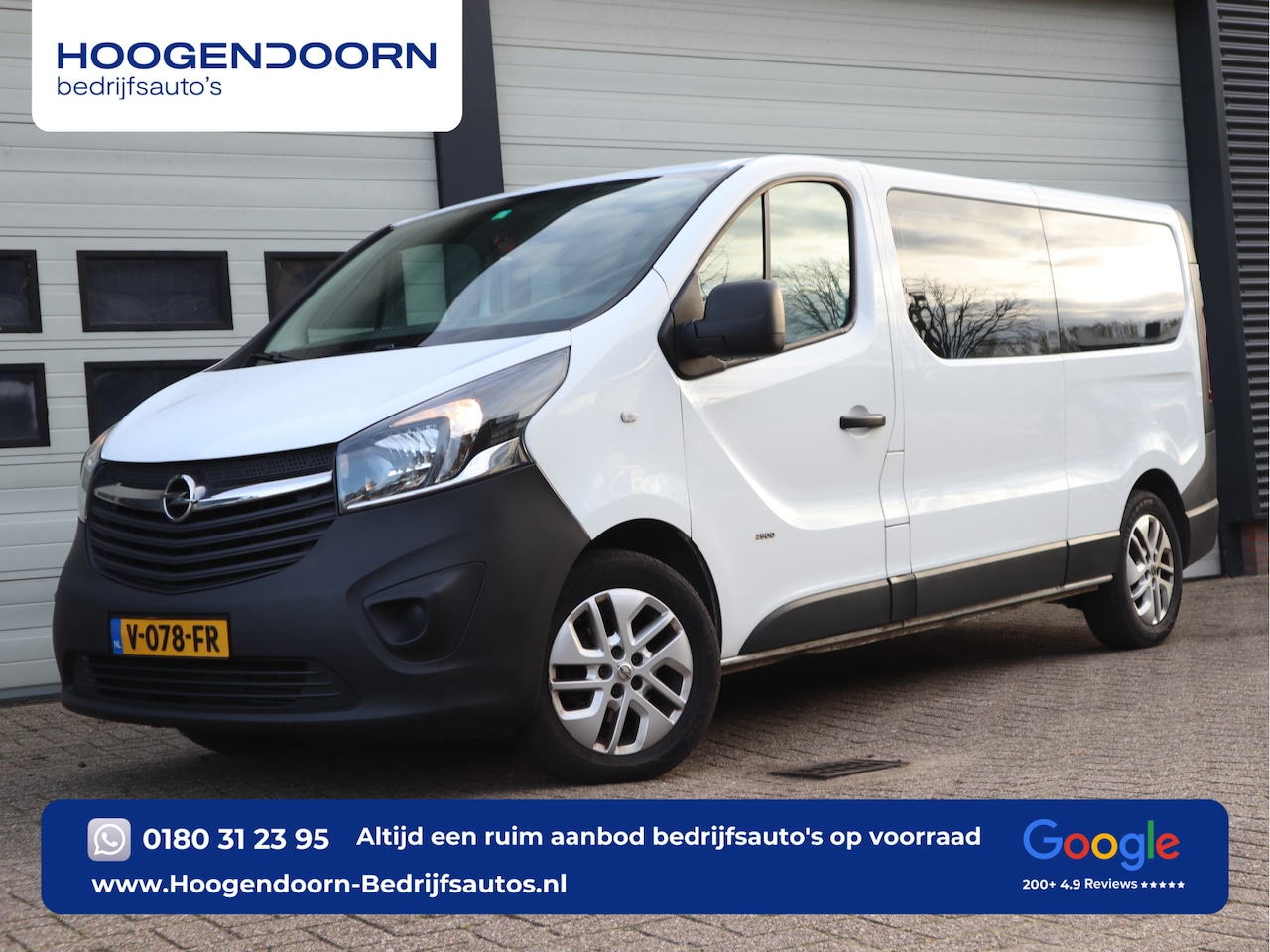 Opel Vivaro - 1.6 CDTI 122pk Euro 6 DC 5 Pers. - L2 Lang - Airco - Trekhaak - AutoWereld.nl